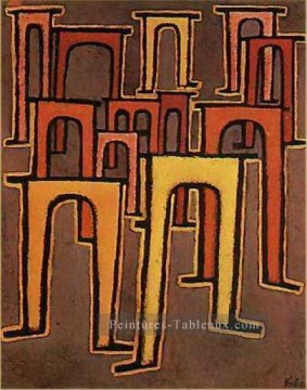 Révolution du Viaduc Paul Klee Peinture à l'huile